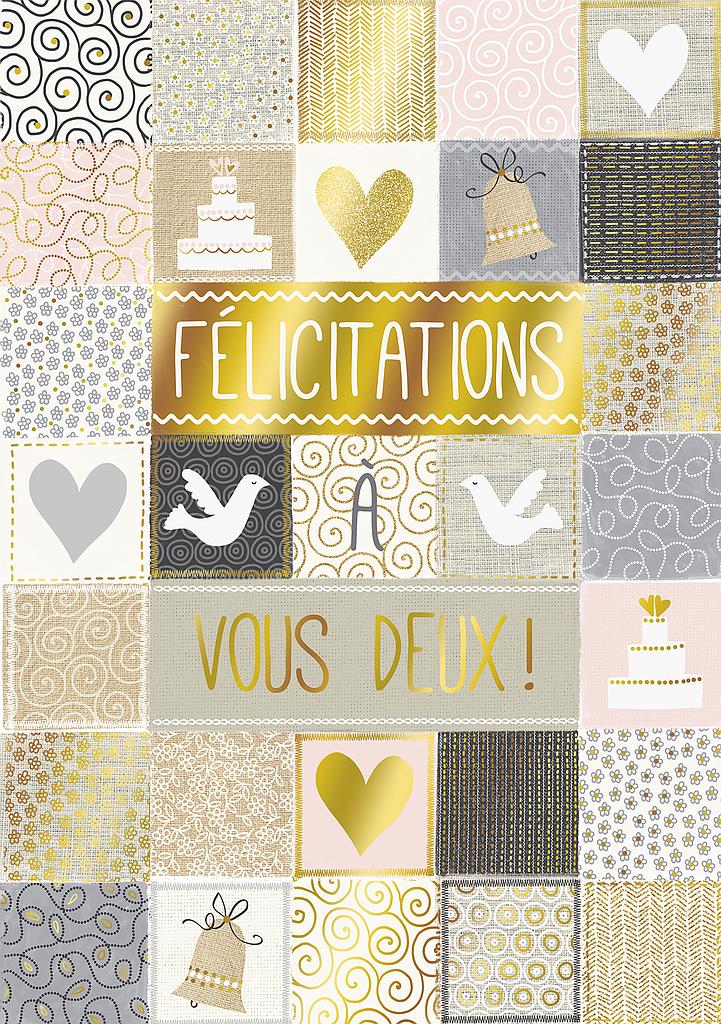 [A4-MA 70044] Carte A4 Mariage