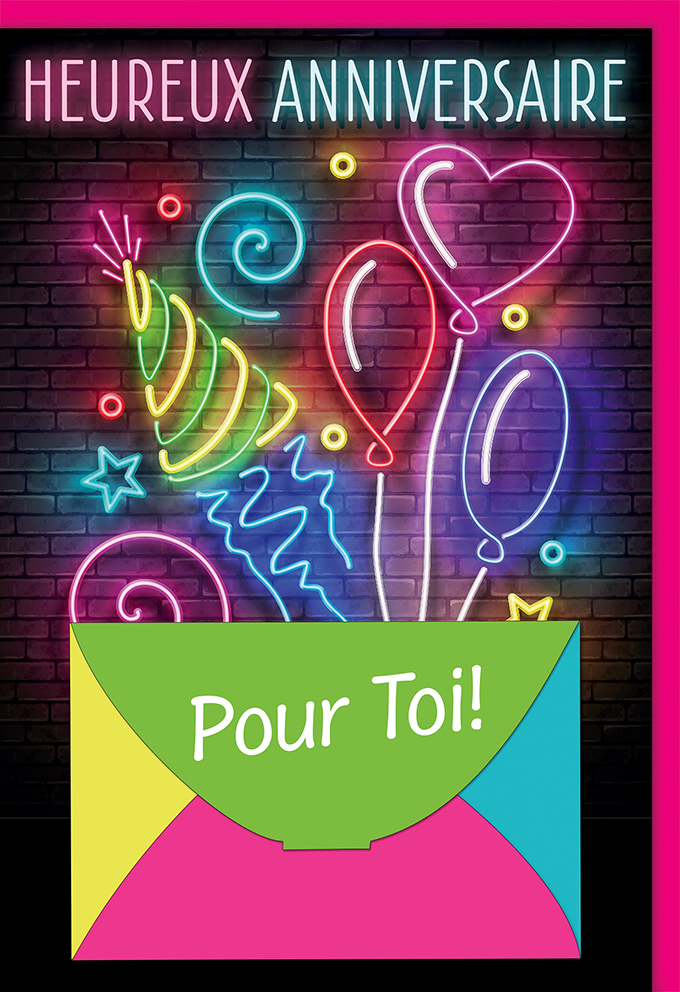 Mélange de 6 cartes à 4.90 Anniv. Porte-billet
