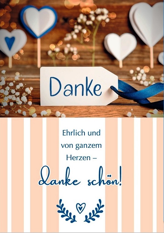Mischung 10 Karten je 3.90 Danke