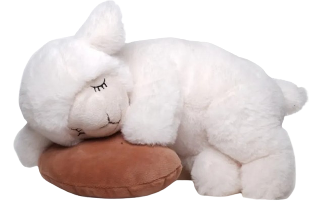 [MS IW6235] Peluche Mouton avec son coussin ~25cm