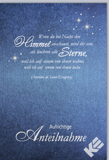 [TR 81-1105] Karte Trauer