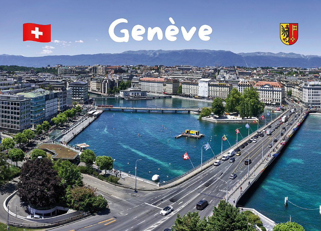 [CP GE134] Postcards Genève