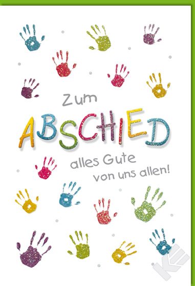Karte Abschied