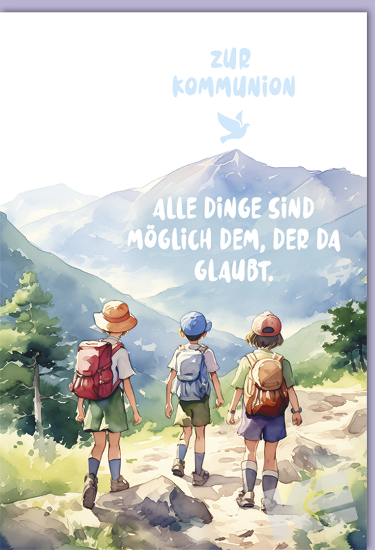 [KM 12-1057] Karte Kommunion