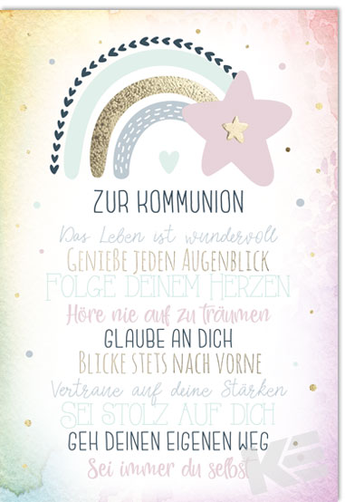 [KM 12-1047] Karte Kommunion