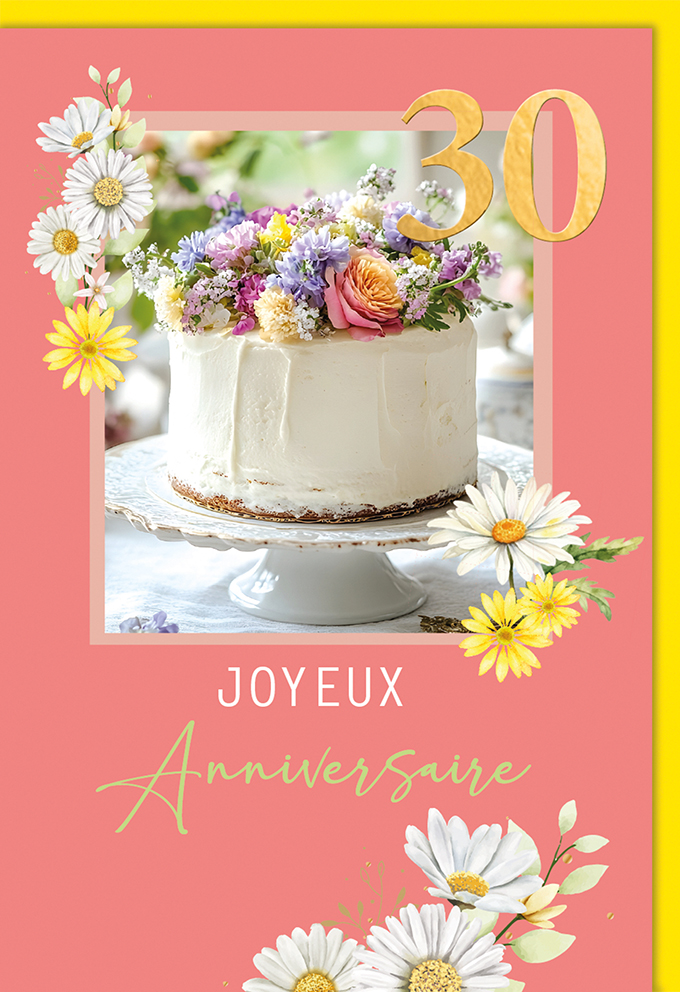 [AG 952014-1] Carte Anniv. 30 ans