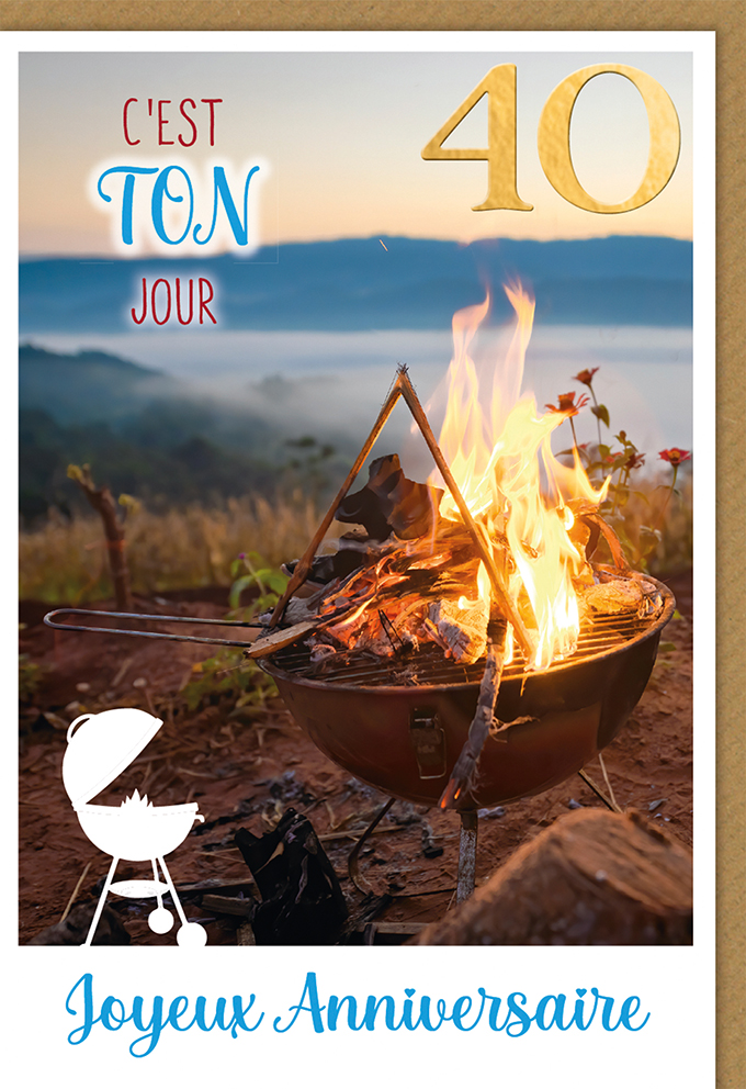 [AG 952013-2] Carte Anniv. 40 ans