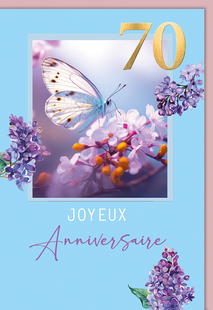 Carte Anniv. 70 ans