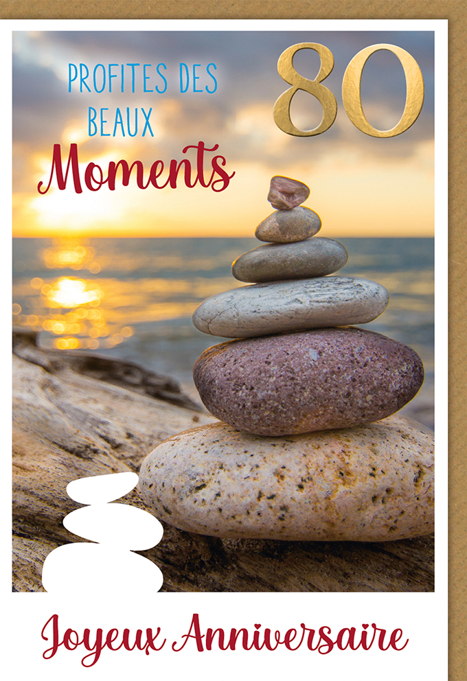 [AG 952013-6] Carte Anniv. 80 ans