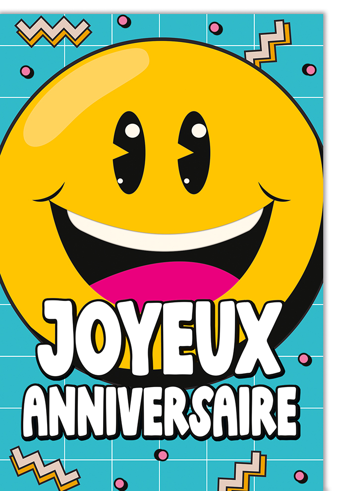 Carte A4 Anniversaire