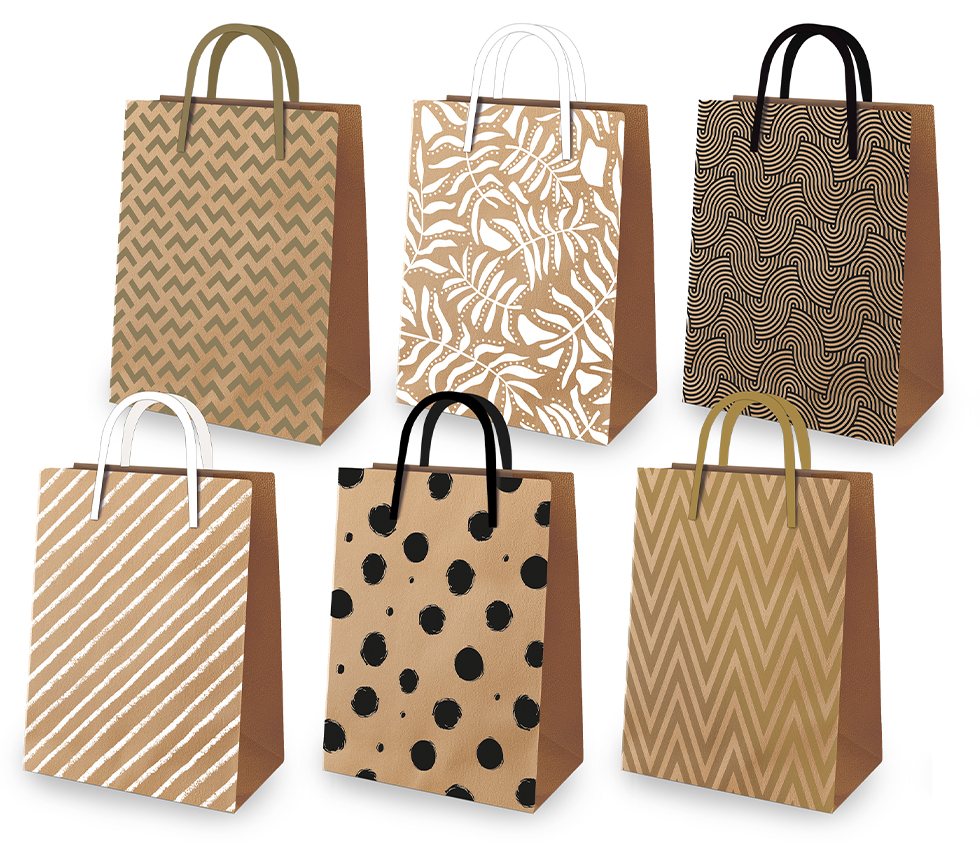 Geschenktaschen L 3.90/St. (x10=VE)