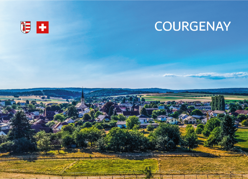 [CP JU149] Postcards Courgenay