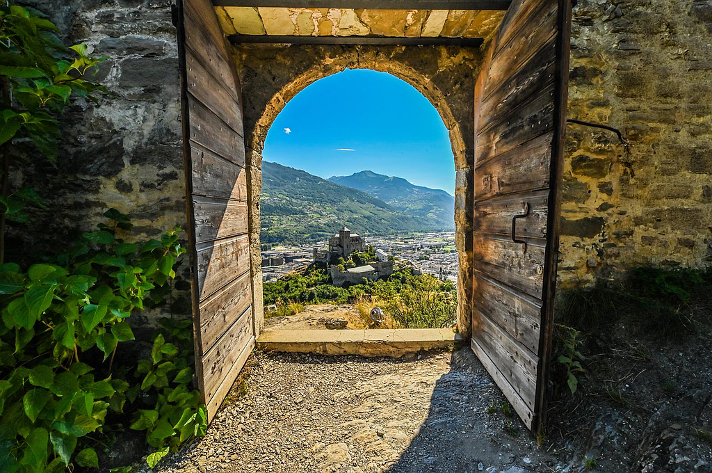 [CP VS157] Postcards Sion, château de Valère