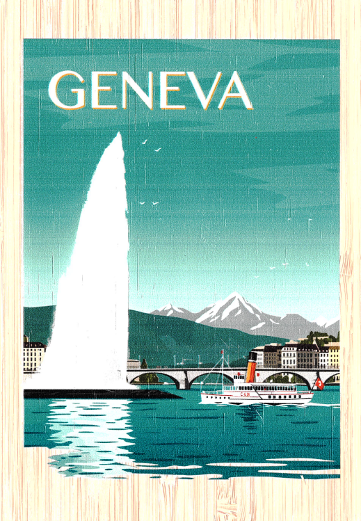 [CP 167941] Postcards Bambou Genève 