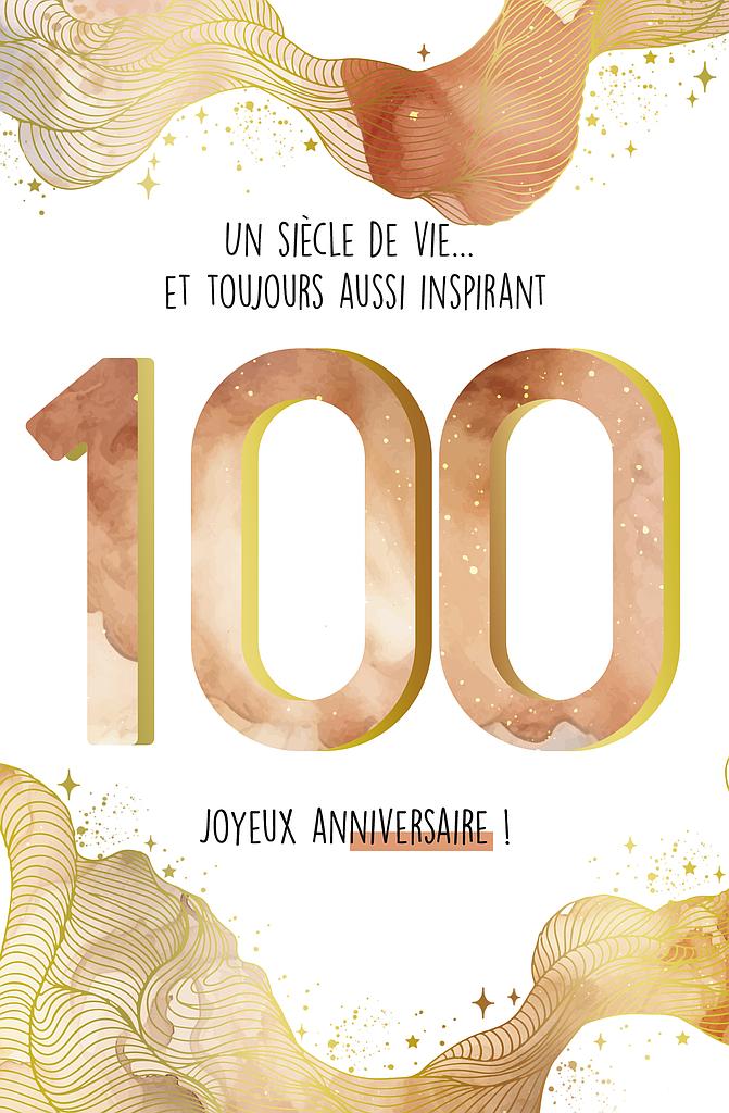 Carte Anniv. 100 ans