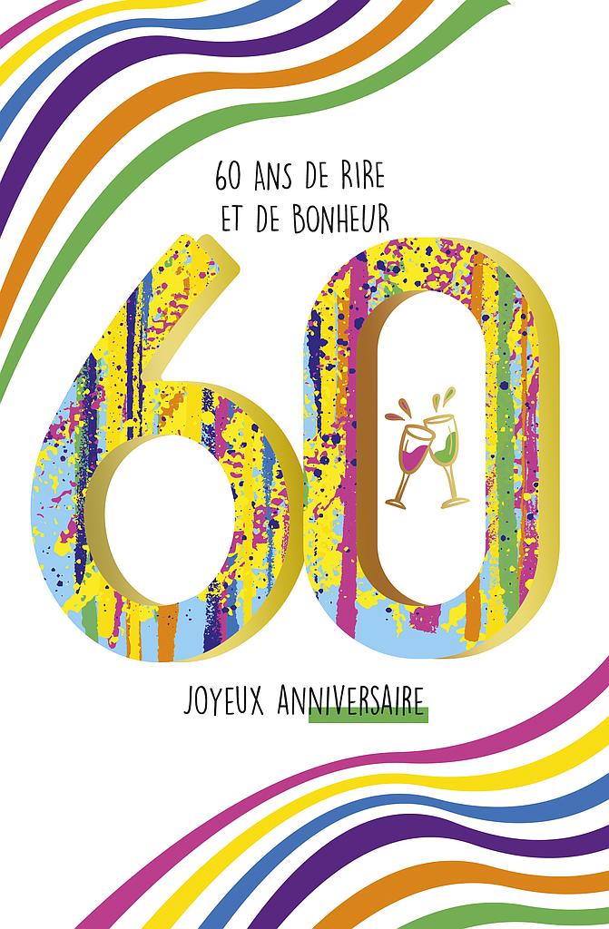 Carte Anniv. 60 ans
