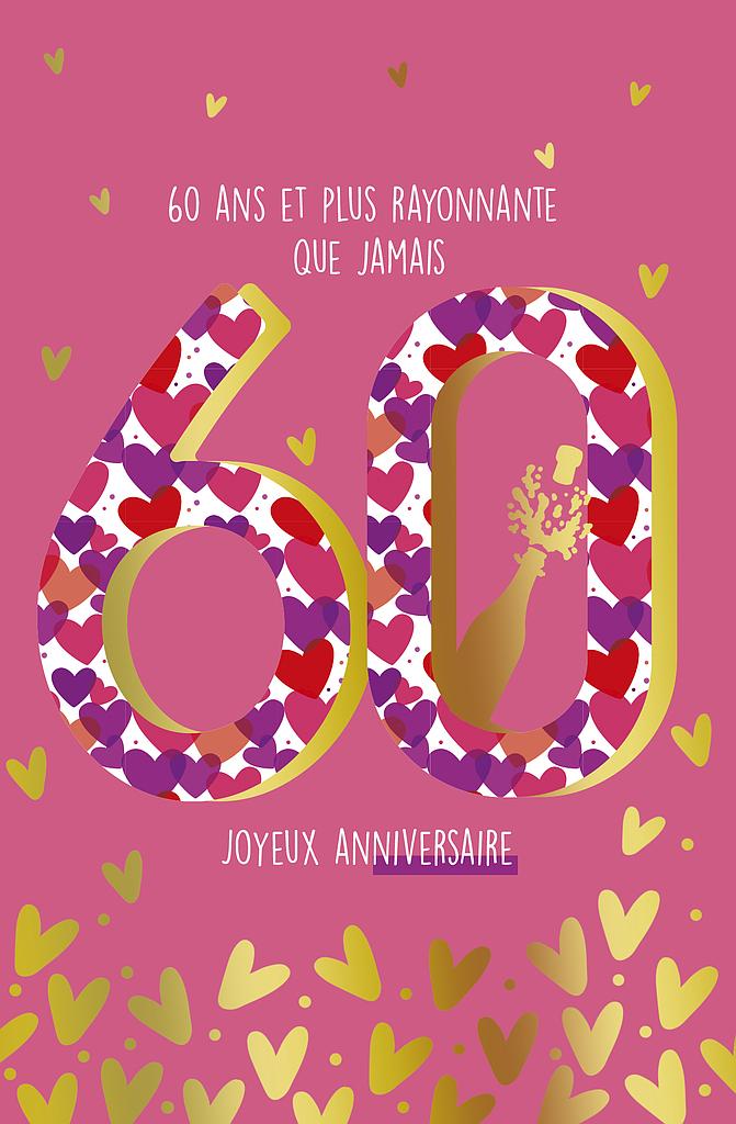 Carte Anniv. 60 ans