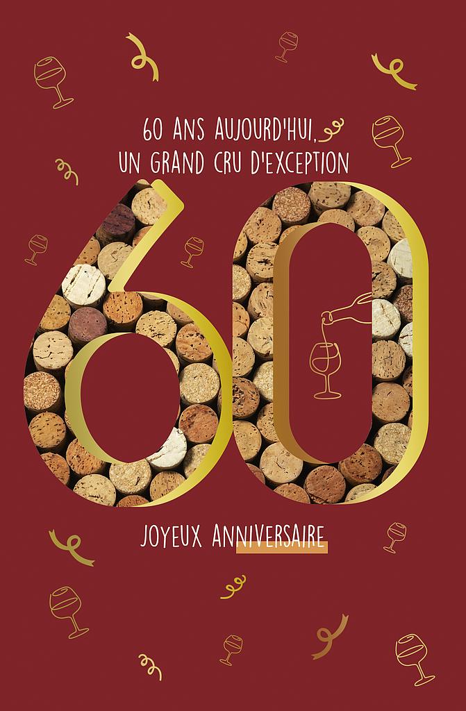 Carte Anniv. 60 ans