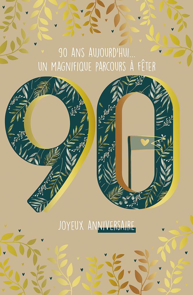 Carte Anniv. 90 ans