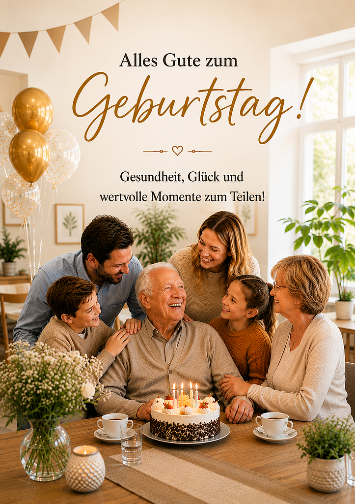 Karte A5 Geburtstag