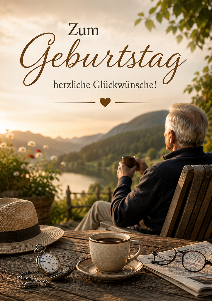 Karte A5 Geburtstag
