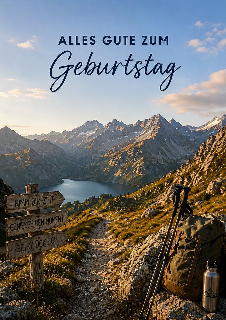 Karte A5 Geburtstag