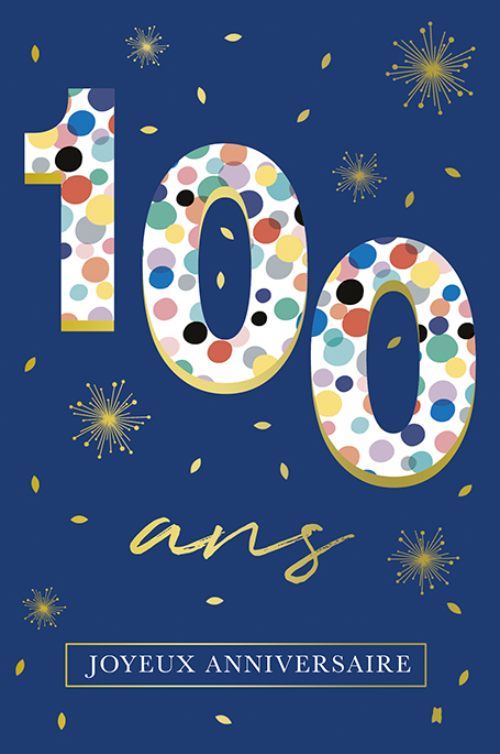 [AG 60036] Carte Anniv. 100 ans