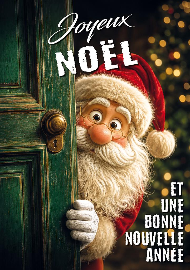 Carte A5 Joyeux Noël