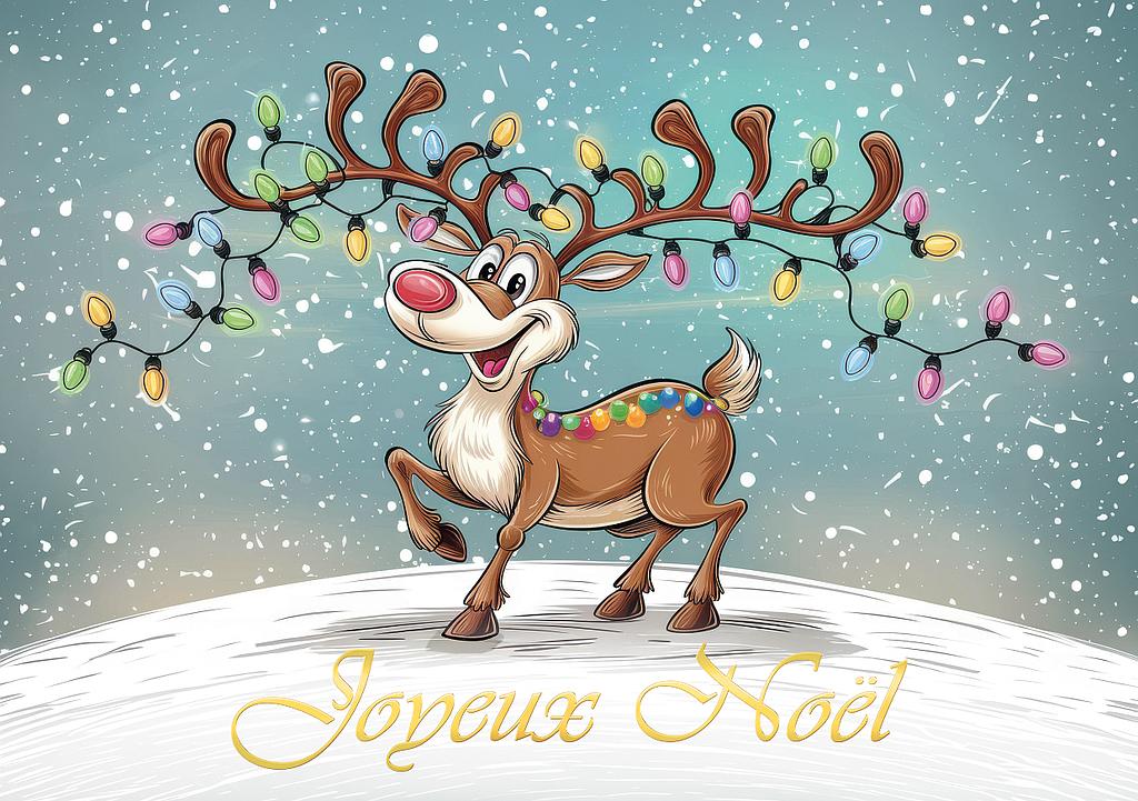 Carte A5 Joyeux Noël