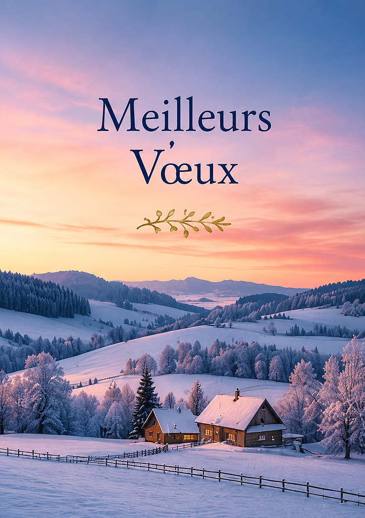 Carte A5 Meilleurs voeux
