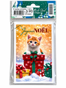 Mélange de 10 sachet de 5 cartes simples Noël