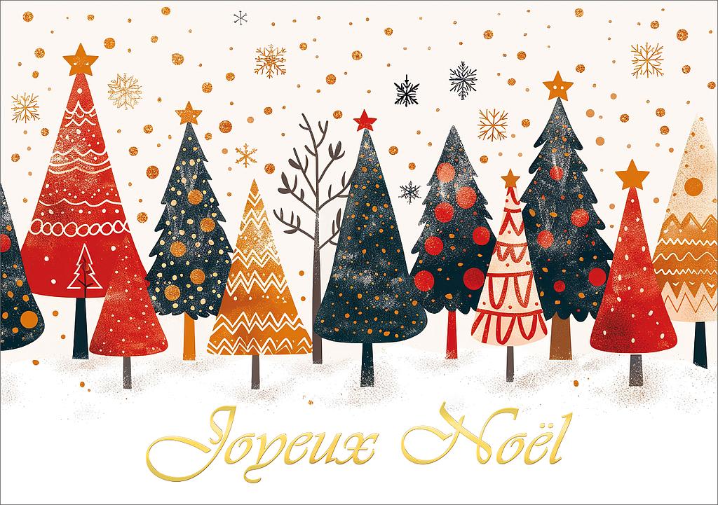 Carte A5 Joyeux Noël
