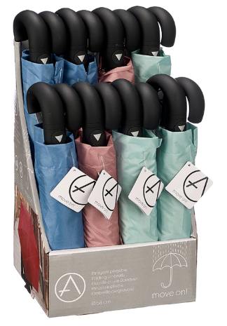 [ZE 14714] Display 12 parapluies textés (9.90/pce)