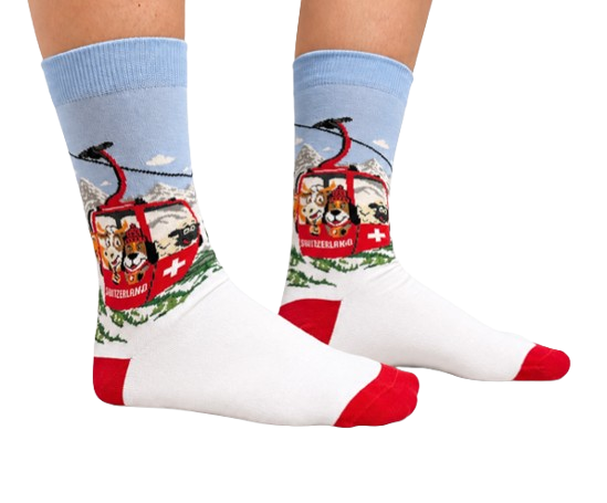 Chaussettes animaux suisses (taille 42-46)