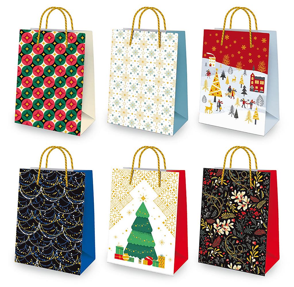 [PG SAC6N] Sacs-cadeaux XL Noël Fr. 4.90/pce x10 (UV)