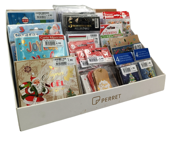Assortiment de Noël dans carton présentoir