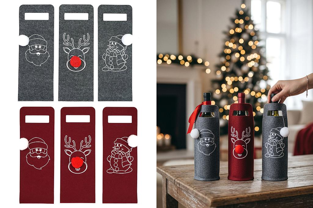 Sacs-cadeaux pour bouteille Fr. 3.90/pce x6 (UV)