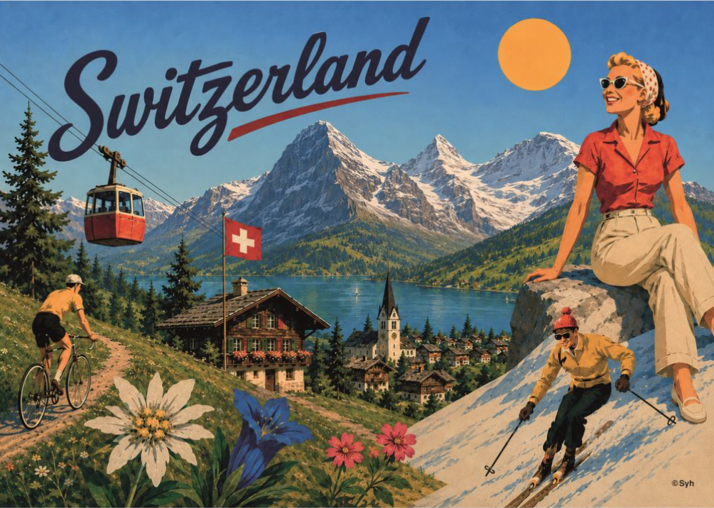 Postcards 8800 Paysage suisse