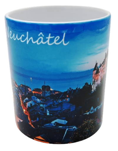 [MUG 27482T] Tasse Neuchâtel mit Text