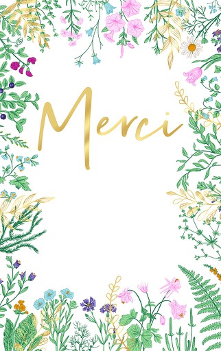 [Mi5-MC 112480] Pack 5 cartes simples Merci