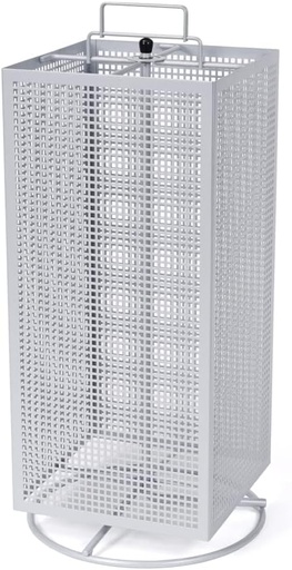 [LBT4-XL] Thekendrehständer (XL silber) mit Quadratlochung