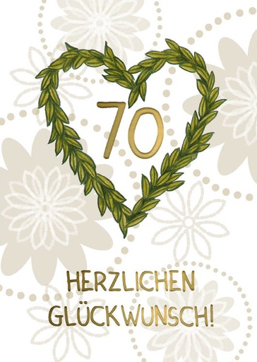 [FZ UK-34563-70] Karte 70. Geb. Fixzahlen