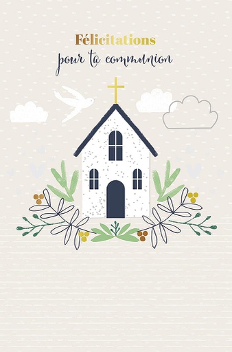 [CM 62429] Carte Communion