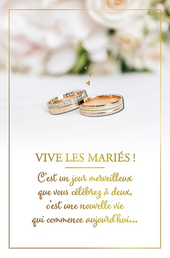 [MA 70045] Carte Mariage