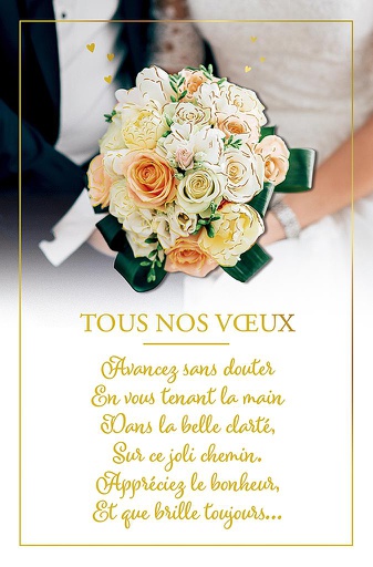 [MA 70014] Carte Mariage
