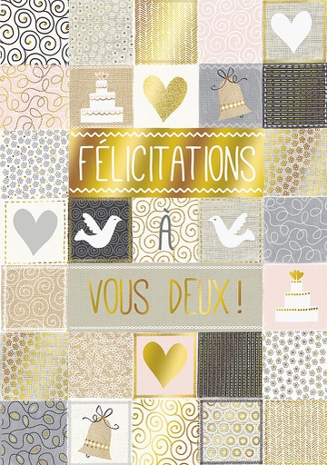 [A4-MA 70044] Carte A4 Mariage