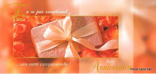 [7945445] Postcards Pano 45445 Bon Anniversaire*