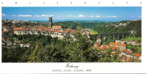 [7945323] Postcards Pano 45323 Fribourg