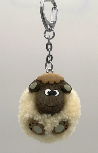 [CN KEY-1185d] Porte-clés pompom mouton