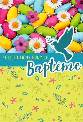 [BP 522425B] Carte Baptême